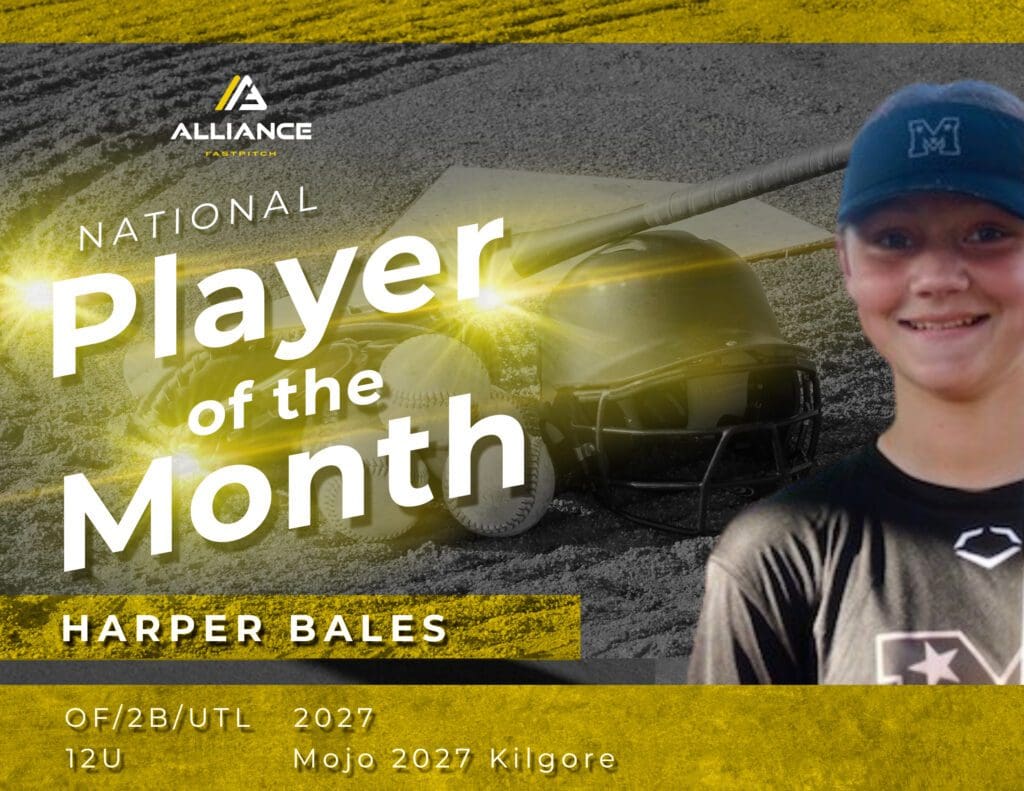 Alliance Player of the Month Bales
