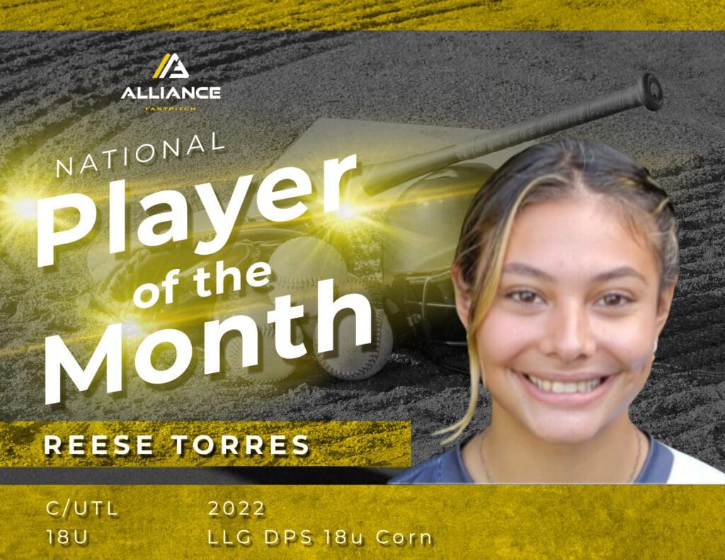 Alliance Player of the Month Reese Torres