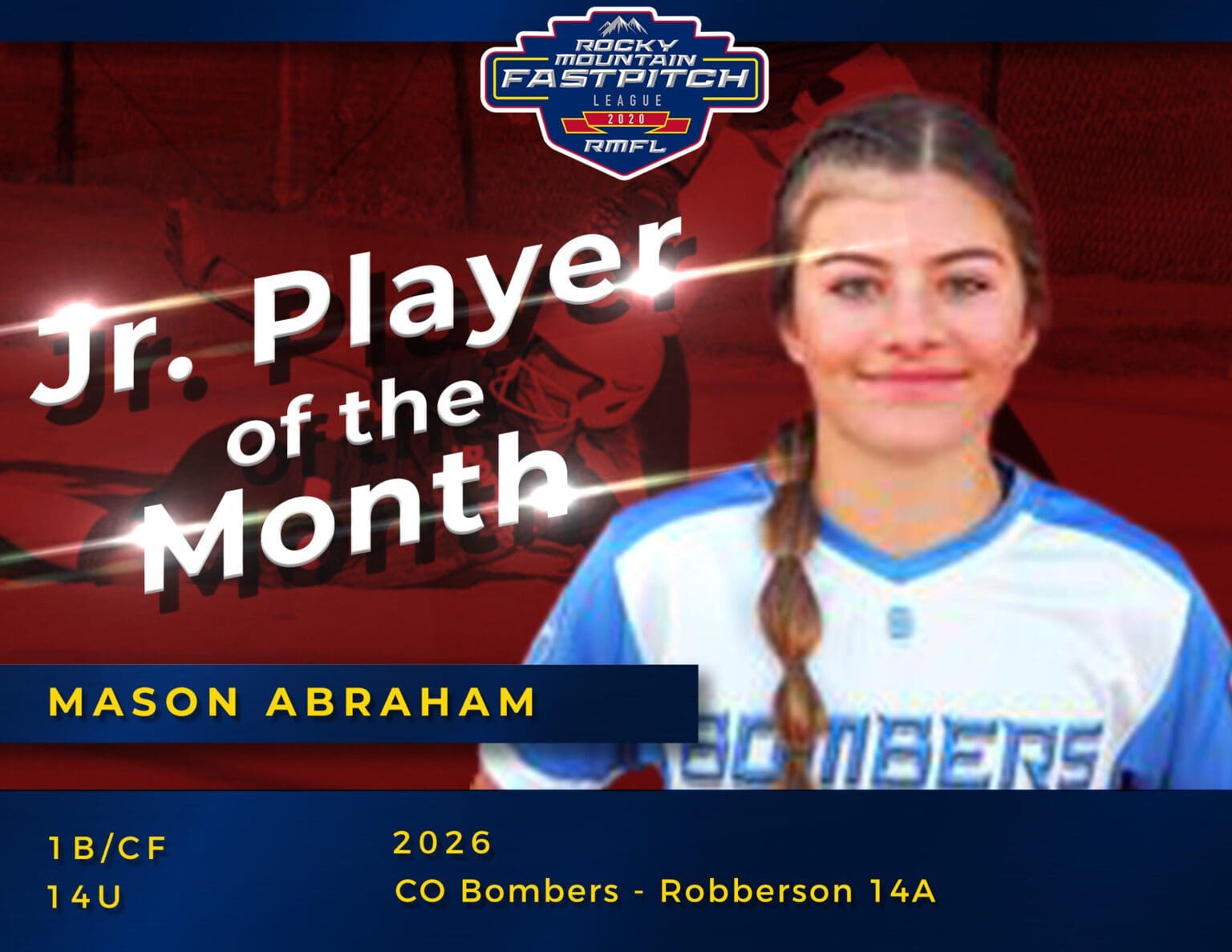 Mason Abraham named RMFL Co-Jr. Player of the Month for April – The ...